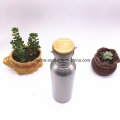 750ml Wood Lid Stainless Steel Vacuum Water Bottle with Wide Mouth (SH-ST04)